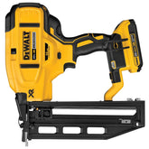 DeWALT DCN662D1 Finish Nailer Kit, Battery Included, 20 V, 2 Ah, 110 Magazine, Straight Collation, 16 ga Nail